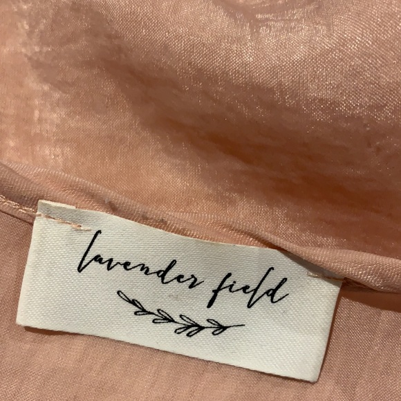 Blush/salmon colours blouse cold shoulder size M - Picture 5 of 8